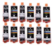 12PK PGI-35 CLI-36 Replacement Ink Cartridges for Canon Pixma iP100 iP110 TR150