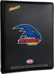 Official AFL Adelaide Crows Collector Card Vinyl Album