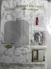 Hanging Garment Bag Storage Travel Suit Bag Sturdy Zipper Dust Proof Clothing