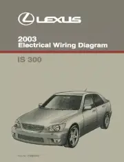 2003 Lexus IS 300 Wiring Diagrams Schematics Layout Factory OEM