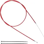Universal 65"/1650mm Brake Cable Fit for Most Go Kart Dune Buggies Mini Bike Bicycle ATV Red