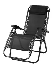 [Gardeon] Zero Gravity Recliner Folding Chair in Black