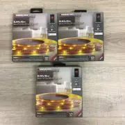 3 Monster Smart Illumiessence Google Assistant Multicolor LED Strips 6.5ft B182