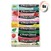 6x Sticks ChapStick Variety Natural Lip Butter | .15oz | Mix & Match Flavors!