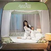 Mosquito Nets, Portable Foldable Mosquito Mesh Net, Mosquito Net for Bed, Bed Net Tent Ideal for Home Or Holidays, Fine mesh Mosquito Net for Bed-F_180*200cm