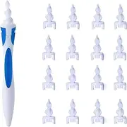 Ear Cleaner Spiral Ear Cleanser Earwax Remover Tool with16 Replaceable Tips Reusable Earwax Removal Kit Soft Gentle Ear Cleaning (16)