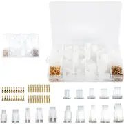 580pcs Automotive Wire Connector 2/3/4/6/9 Pin Male Female Cable Terminal Kit
