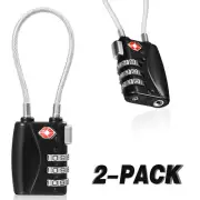 2x[Heavy Duty] Suitcase School Gym Sports Locker Fence Toolbox Case Hasp Padlock
