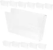 12pcs Tape Storage Box Boxes Vacuum Headbands Sconce Replacement Globes Sconce Globe Replacement Shade Lamp Shade Easter Cutouts Transparent Pp