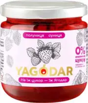 Yagodar Sugar-Free Strawberry Wild Strawberry Jam Natural Ingredients 7.4 oz