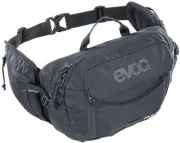 EVOC Hip Pack Hydration Bag ( 3L Volume) and 1.5L Bladder Included, Black