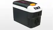 Portable Mini Fridge, Compact Car Refrigerator 10L AC and DC12V Thermoelectic Cooler and Warmer Freezer Portable Fridge Car Refrigerator Car Fridge Camping Cooler Box Portable Car Fridge for Travel an