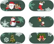 Mizi Webcam Privacy Cover Slide [6 Pack], Cute Camera Blocker Sticker, Protect Your Privacy and Security for Computer, Laptop, Tablets & Phones - Santa