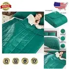 12lb Glass Bead Weighted Blanket - Machine Washable & Modern Design