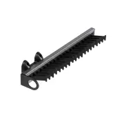A Series Slide Out Wardrobe Tie Rack - Side Mount - Holds 20 Ties