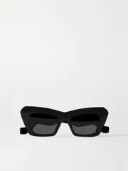 [Loewe] Loewe - Oversized Cat-eye Acetate Sunglasses - Black - One size One size Black