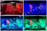Remote Controlled Fish Tank LED Lights 20 Color/Motion Options 24inch Line Strip
