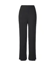 Hatching Pleats trousers 2,3 black