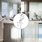 Application Curtain Clip Channel Curtain Clip Transparent Plastic Curtain Clip