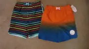 2-Pair Boys 3T Swim Trunks by Wonder Nation, NWT
