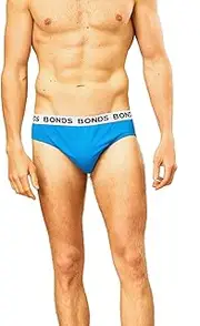 [Bonds] 7 Pairs Mens Hipster Everyday Underwear Mens Briefs Black Blue Grey 03K