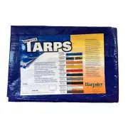 25' x 40' Blue Poly Tarp 2.9 OZ. Economy Lightweight Waterproof Cover