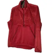 Adidas NWT Red Pullover Sweatshirt Long Sleeves Collared Medium
