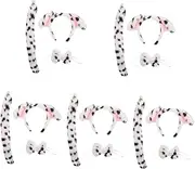 OATIPHO 3 Sets Pudding Dog Suit Dog Bow Dog Hat Dog Wig Dogs Dog Clothes Chihuahua Accessories Dog Collar Dog Raincoat Puppy Collar Dog Cake Dog Ear Cleaner Dog Hair Bows Dog Stuff Plush