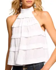 Ramy Brook Sherrie Tiered Halter Top