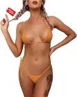 Extreme Sexy Mini Bikini Sets 2Pcs Swimwear G-String Bottom Swimsuit Micro Bikin
