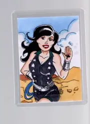 2018 Cryptozoic DC Comics Bombshells Eric Schock Sketch card