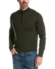 Mette Merino Wool Mock 1/4-Zip Sweater