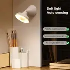 8LED Wireless PIR Motion Sensor Night Light USB Rechargeable Bedroom Closet Lamp