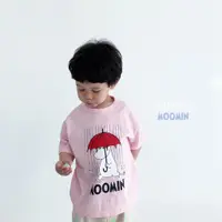 在飛比找蝦皮購物優惠-韓國童裝夏款特價出清正版授權MOOMIN嚕嚕米T恤