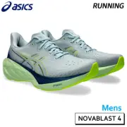 ASICS NOVABLAST 4 1011B693 022 Pale Grey x Blue Running Shoes New