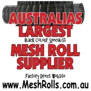 Welded Wire Mesh Animal Fence Chicken Horse Fencing 30m Roll 1.5mH Black 25x25