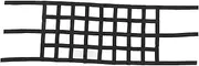 Car Roof Cargo Net Polypropylene Ribbon Mesh Hammock Storage Net for Camping Traveling Black 151x48cm Lightweight Durable Car Interior Organizer