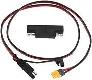 XT60 to SAE Plug Adapter 12AWG 1 Meter SAE to XT60 Socket Power Extension Cable with SAE Reverse Adapter Solar Cable for Solar Panel RV Marine