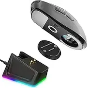 Upgraded Charging Dock with RGB Display Compatible with Logitech G Pro x Superlight Wireless Gaming Mouse, 1.5 m USB Charging Cable Stand Fits Logitech G Pro G502/G703/G903 Lightspeed Game Mice