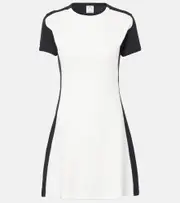[Courreges] Courrèges Logo cotton jersey T-shirt dress AU 12 white