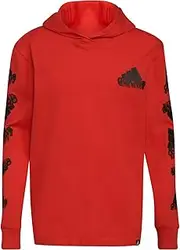 [adidas] Boys' Big Kid Ls Bos Hooded Tee