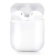 True Wireless Universal Bluetooth Earbuds w/Charging Case for IOS/Android White