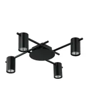 CLA Lighting Tache Interior Spot Ceiling Light (with Adjustable Black 4 Heads) IP20