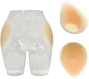 [TONIFIO] Butt Pads for Women, Silicone Hip Pads, Butt Padded Underwear, Hip Enhancer Shapewear, Hip Dip Pad & Corrector