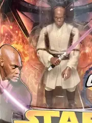 2005 Star Wars Revenge of the Sith #10 Mace Windu NIB