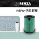 【RENZA】適用Balmuda 百慕達 AirEngine EJT-1100SD S200 1150SD 無印良品MUJI 空氣清淨機(HEPA活性碳濾網)