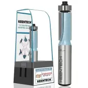KEENTECH Router Bits 1/2" Shank, Flush Trim Router Bit, Bearing Carbide Tippe...