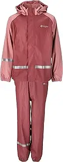 [ZIGZAG] Gilbo Children's Rain Suit PU Set W-PRO 5000 I Waterproof Rainwear Cycling Clothing for Girls and Boys I Two Piece Rain Coat Rain Suit Including Jacket and Trousers