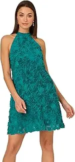 [Adrianna Papell] Women's 3D Embroidery Mini Dress