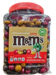 M&M’s Peanut Butter & Jelly Chocolate Candies, Artificially Flavored 44.3 Ounce